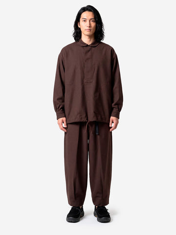 NORBIT Camicia Tech Wool marrone Marrone
