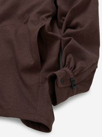 NORBIT Camicia Tech Wool marrone Marrone