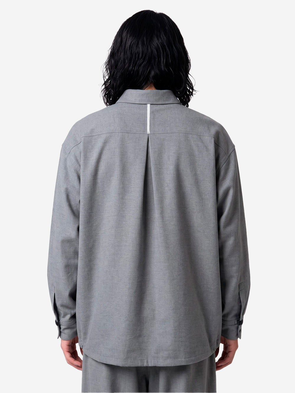 NORBIT Camicia Tech Wool grigia Grigio Urbanstaroma