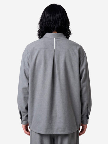 NORBIT Camicia Tech Wool grigia Grigio
