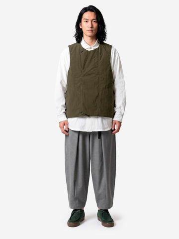 NORBIT Gilet 'Salt-Shrinking Nylon' verde militare Verde militare