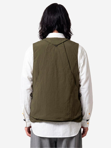 NORBIT Gilet 'Salt-Shrinking Nylon' verde militare Verde militare