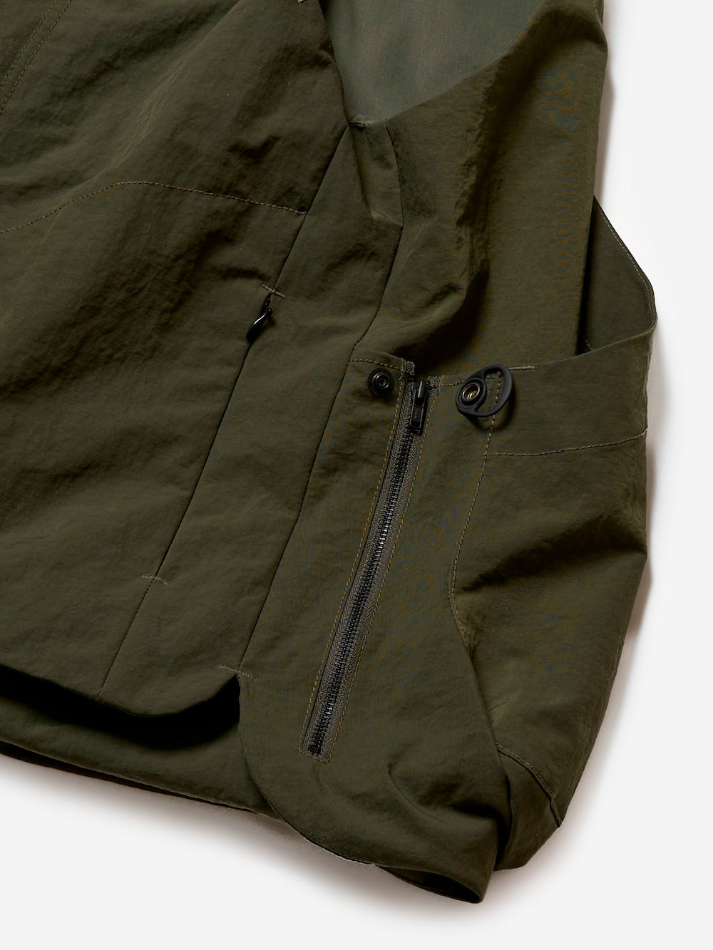 NORBIT Gilet 'Salt-Shrinking Nylon' verde militare Verde militare Urbanstaroma
