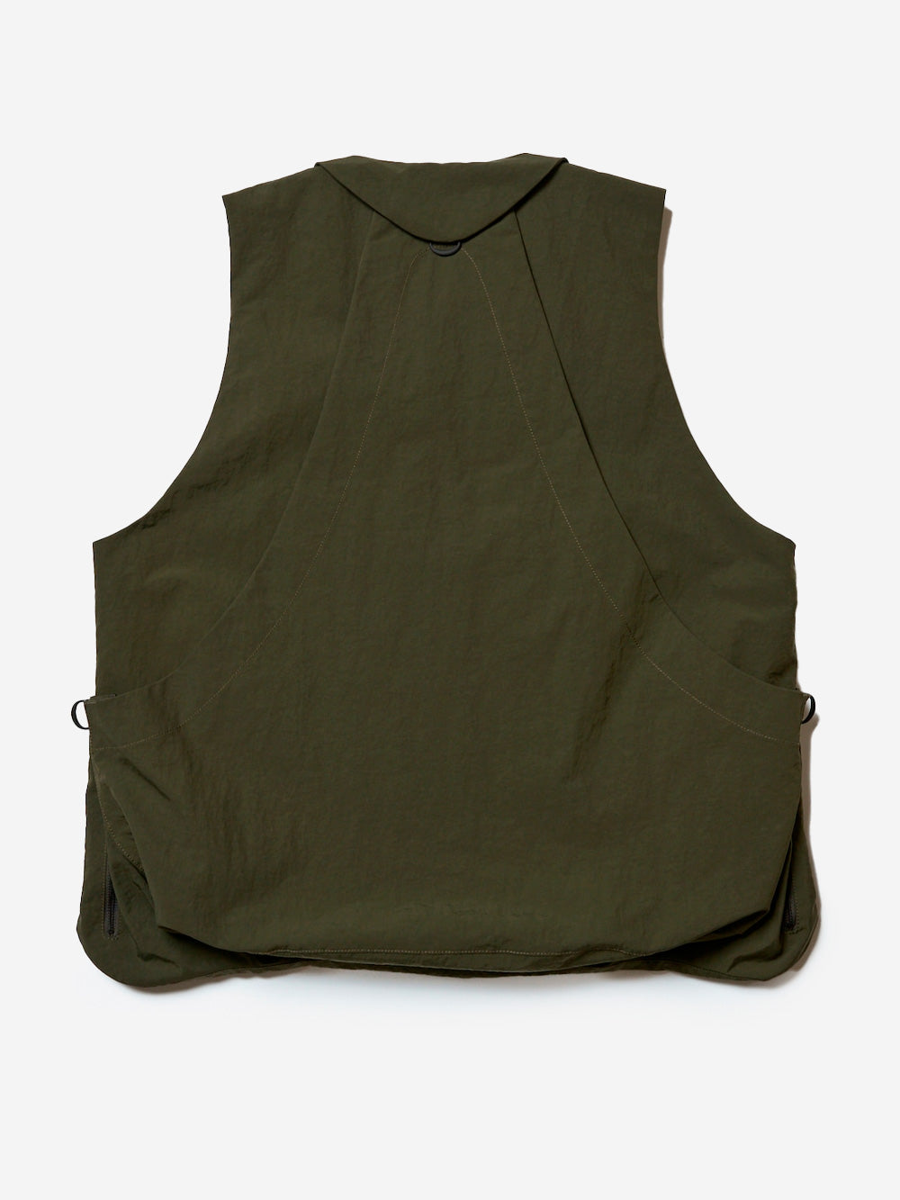 NORBIT Gilet 'Salt-Shrinking Nylon' verde militare Verde militare Urbanstaroma