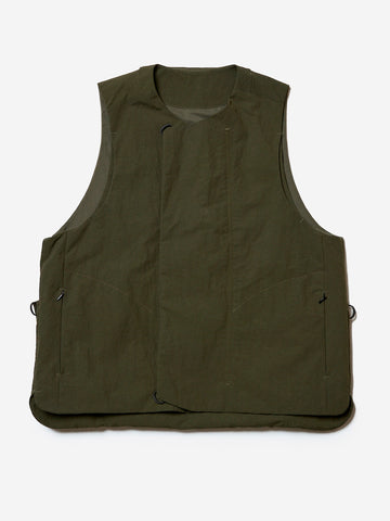 NORBIT Gilet 'Salt-Shrinking Nylon' verde militare Verde militare