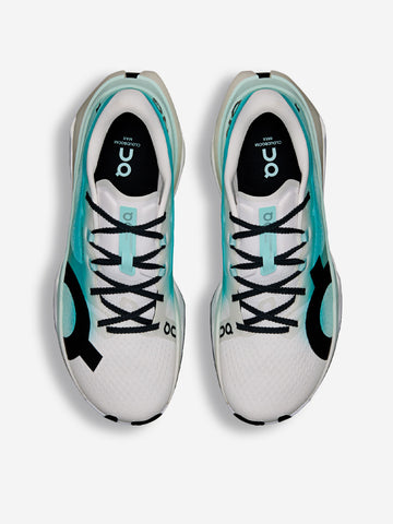 ON Cloudboom Max 'White Flurry' Bianco blu