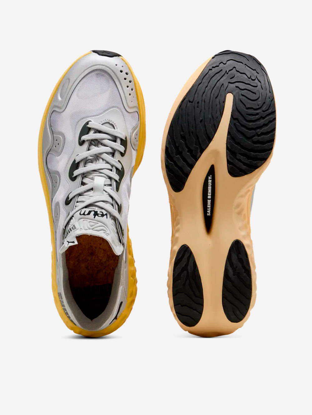 PUMA Velum 2 Nitro x Salehe Bembury 'Cool Light Gray' Grigio giallo Urbanstaroma