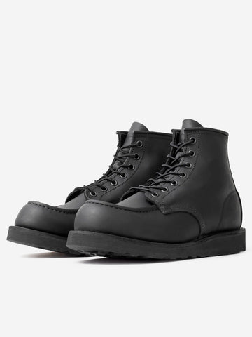 RED WING SHOES 8074 6-inch Stivaletto nero MocToe Nero