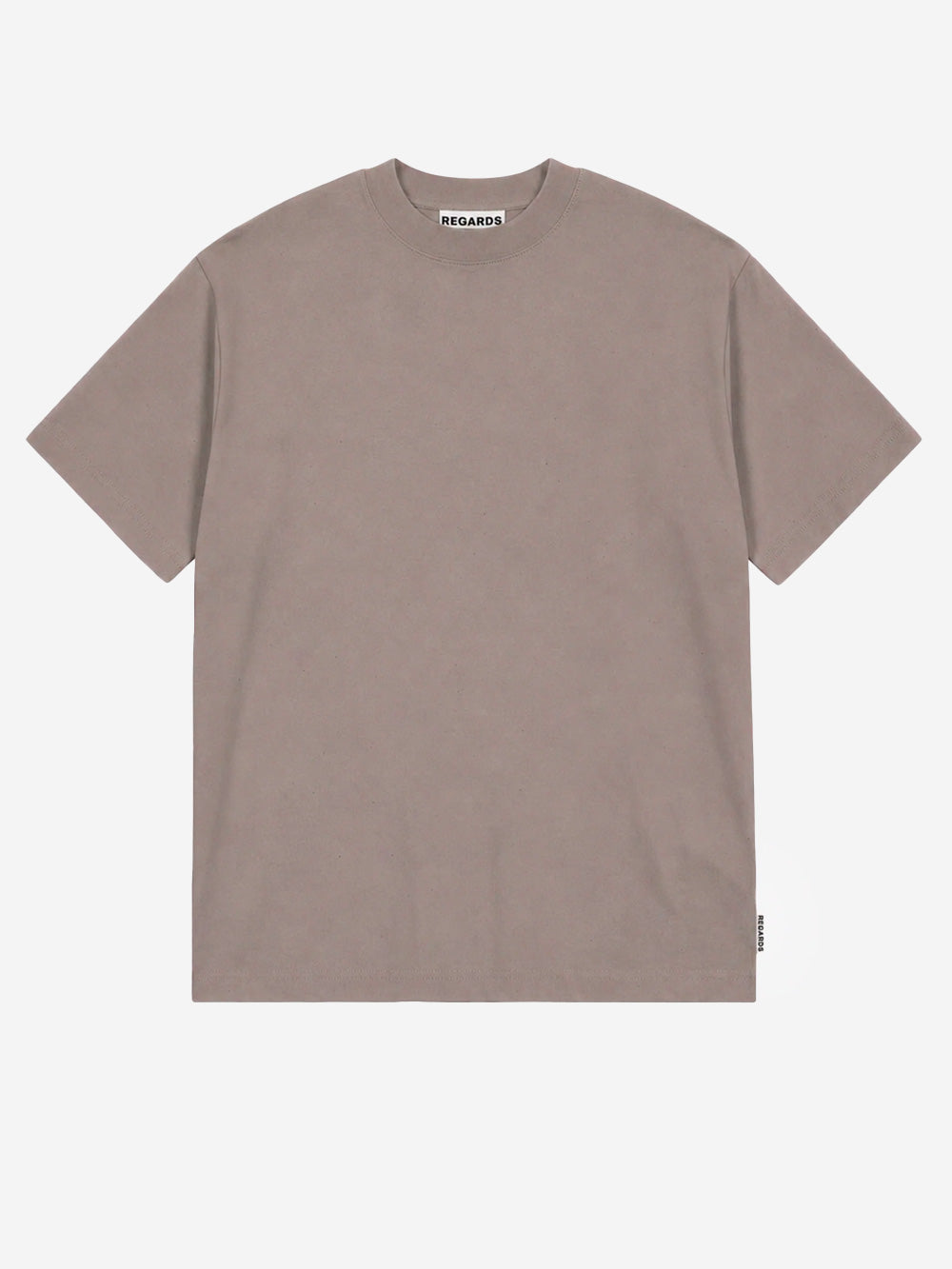 REGARDS T-shirt relaxed fit taupe washed Fango Urbanstaroma