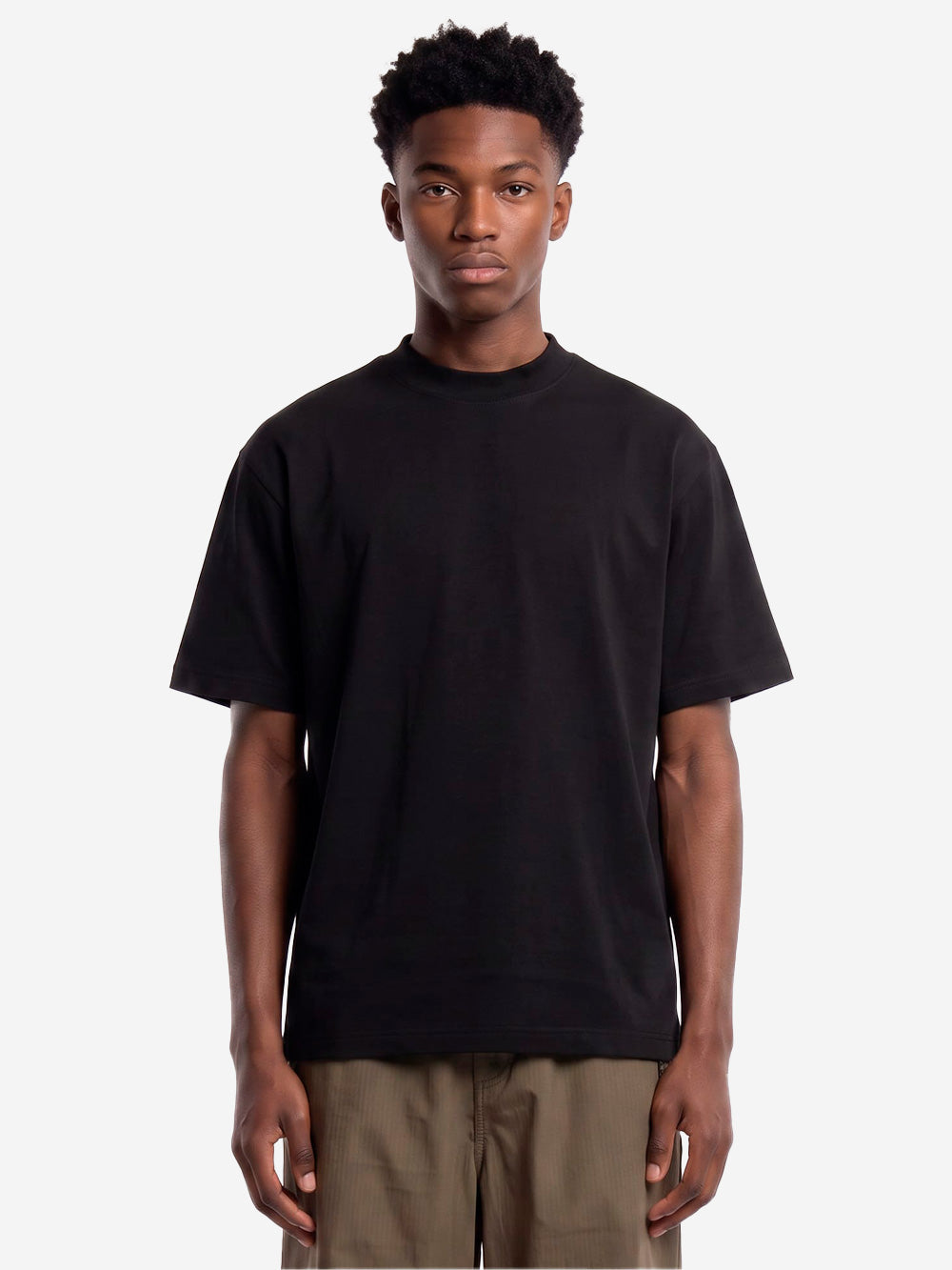REGARDS T-shirt nera relaxed fit Nero Urbanstaroma