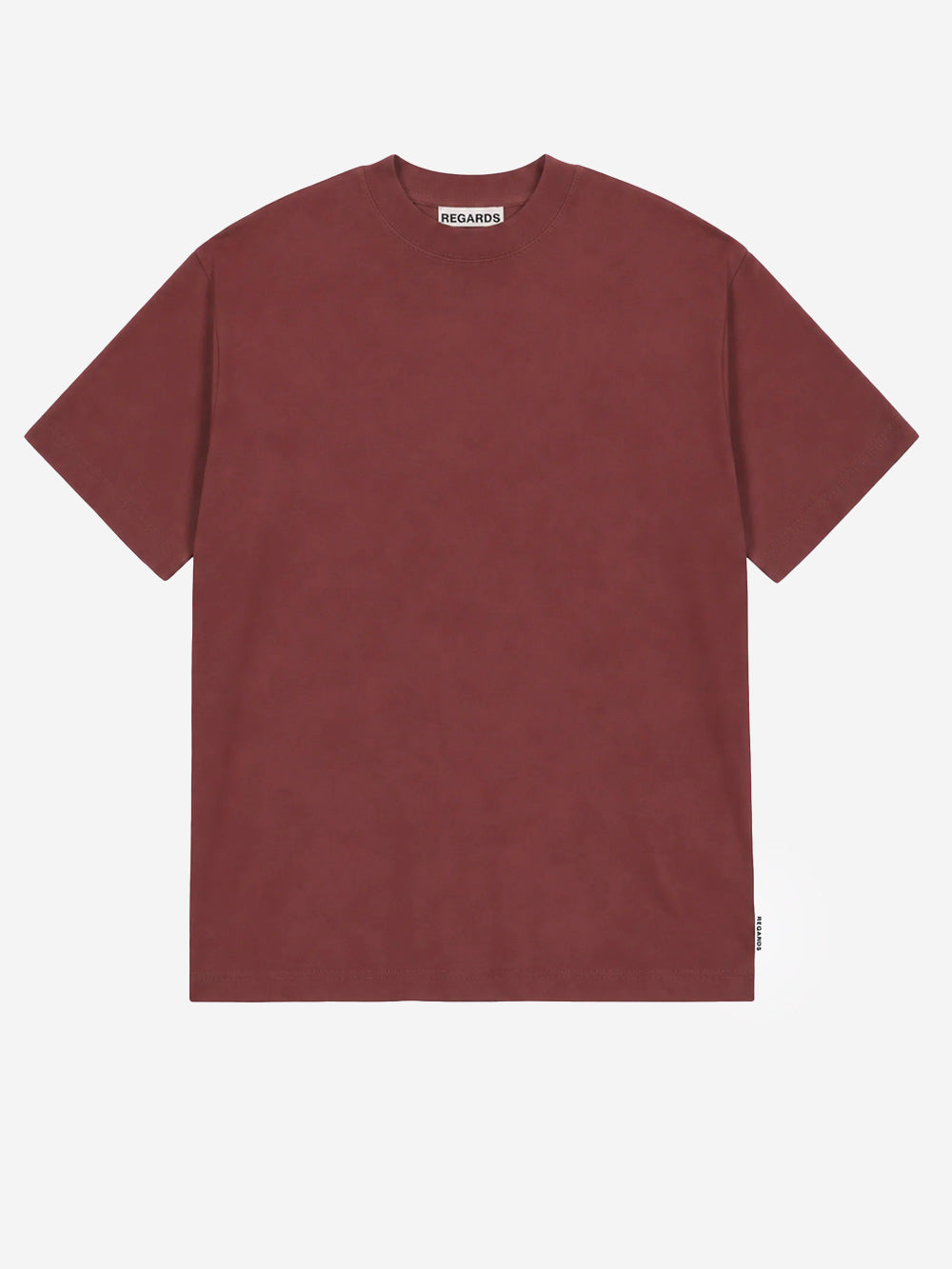 REGARDS T-shirt rosso mattone relaxed fit Mattone Urbanstaroma