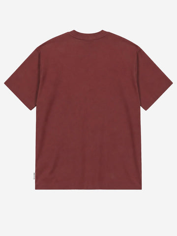 REGARDS T-shirt rosso mattone relaxed fit Mattone