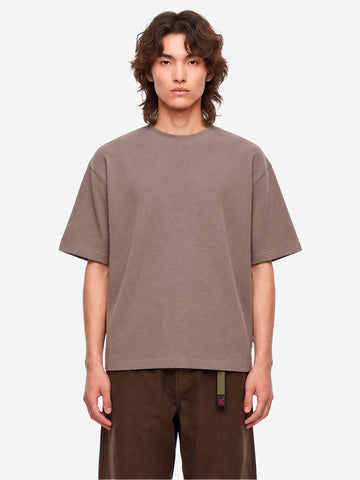 REGARDS T-shirt Waffle Oversize in cotone khaki Beige