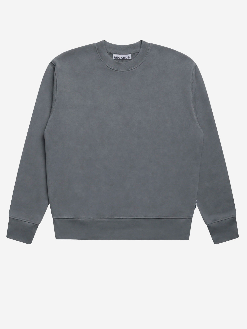 REGARDS Felpa Girocollo relaxed in Loopback grigio lavato Grigio lavato Urbanstaroma