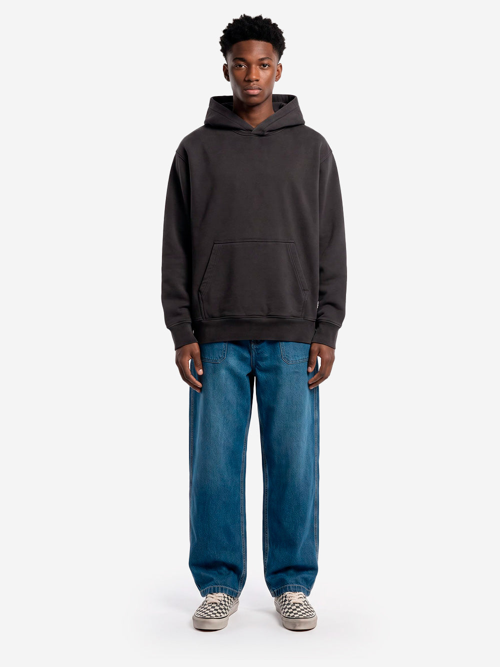 REGARDS Hoodie relaxed in Loopback marrone lavato Marrone lavato Urbanstaroma