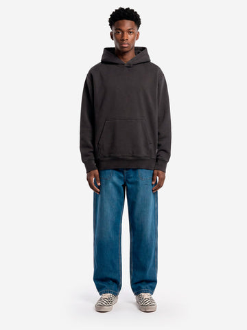 REGARDS Hoodie relaxed in Loopback marrone lavato Marrone lavato