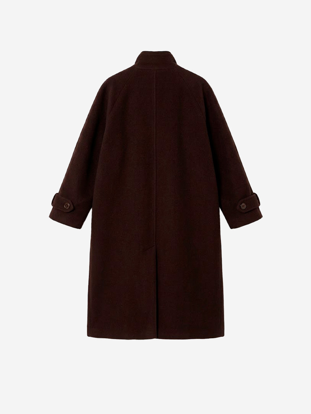 SESSUN Cappotto Lungo Doppiopetto 'Bleeckett' in misto lana marrone Marrone Urbanstaroma