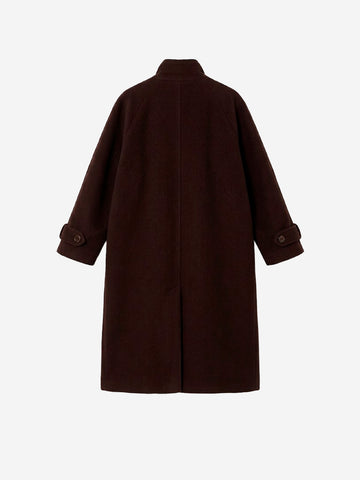 SESSUN Cappotto Lungo Doppiopetto 'Bleeckett' in misto lana marrone Marrone