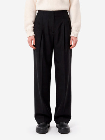 SESSUN Pantaloni Bodam in misto lana Nero