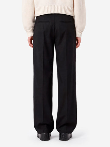 SESSUN Pantaloni Bodam in misto lana Nero