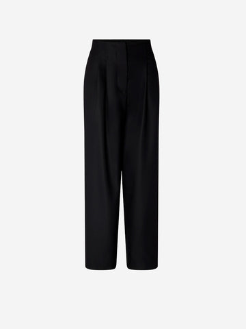 SESSUN Pantaloni Bodam in misto lana Nero