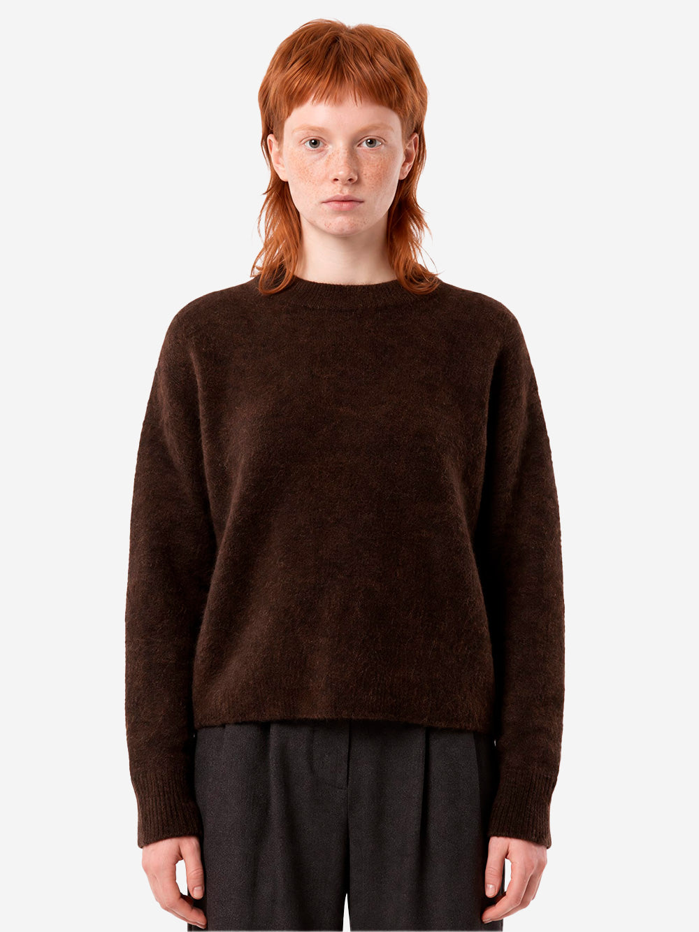 SESSUN Dolcevita misto lana e alpaca Marrone Urbanstaroma