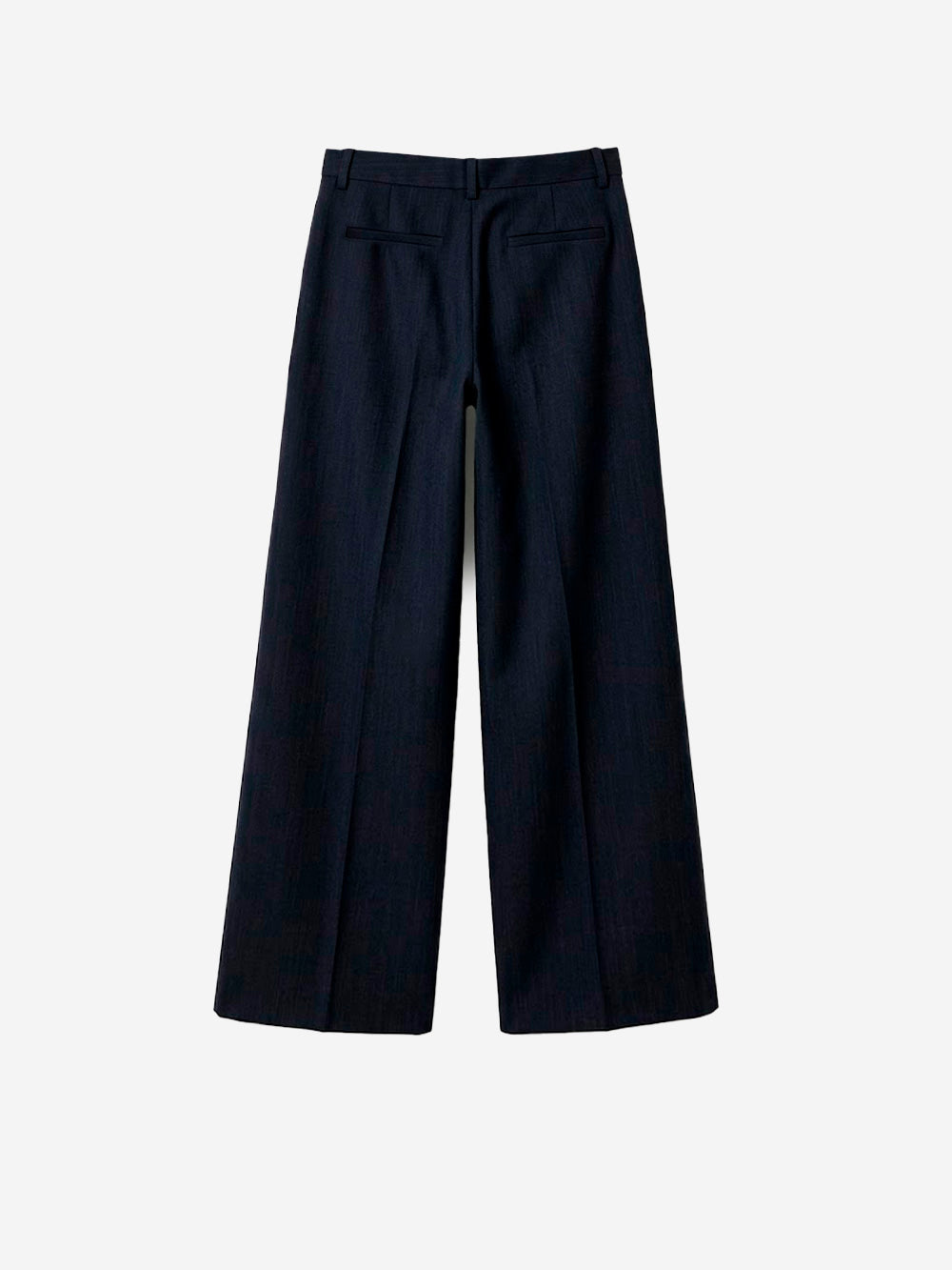 SESSUN Pantaloni pleated 'Provenco' a vita alta blu Indaco Urbanstaroma