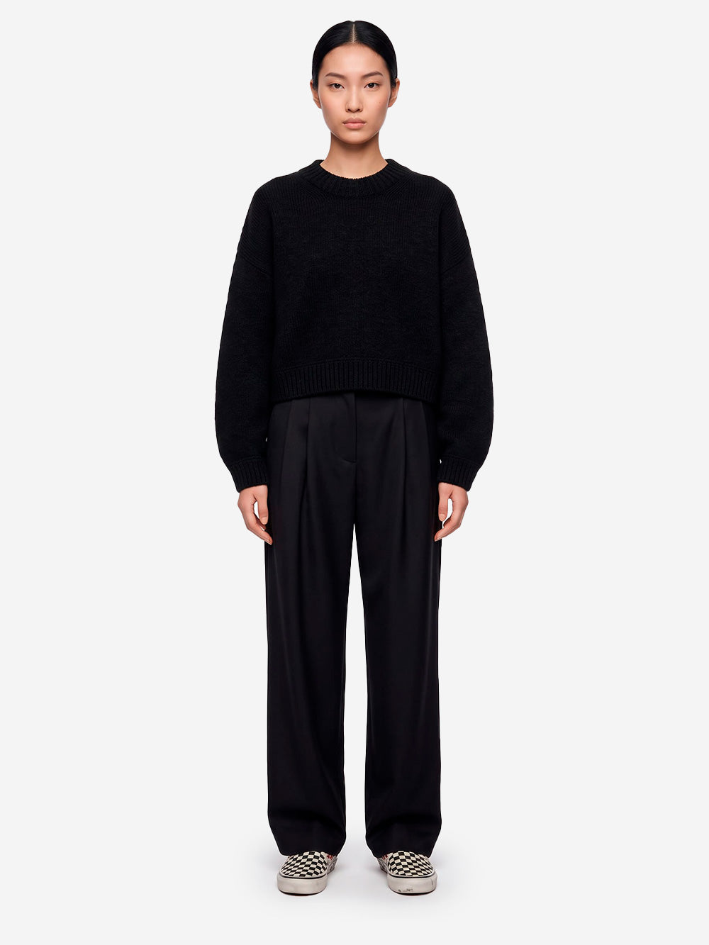 SESSUN Maglione Spero in lana nero Nero Urbanstaroma