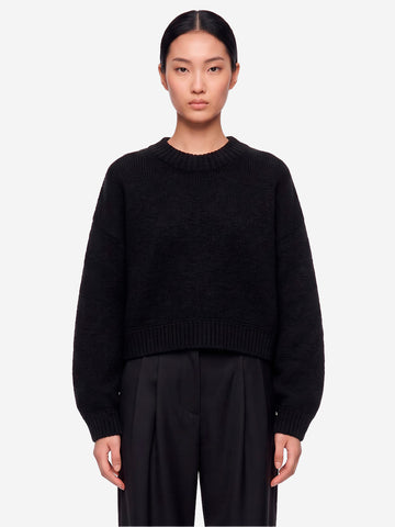 SESSUN Maglione Spero in lana nero Nero