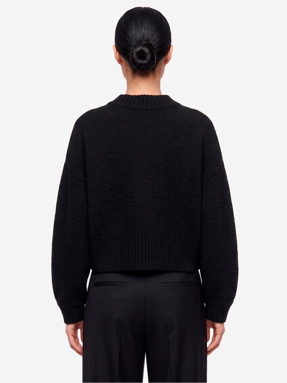 SESSUN Maglione Spero in lana nero Nero Urbanstaroma