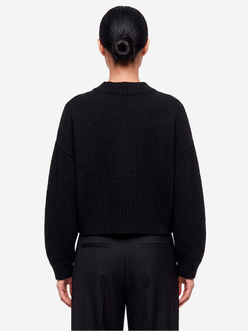 SESSUN Maglione Spero in lana nero Nero