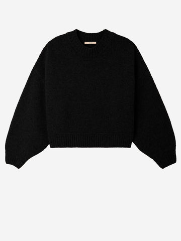 SESSUN Maglione Spero in lana nero Nero