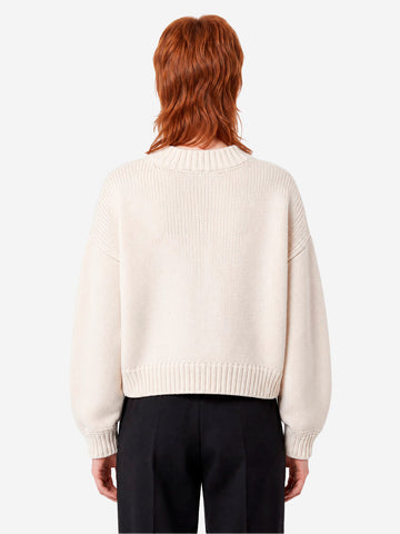 SESSUN Maglione Spero in lana Naturale