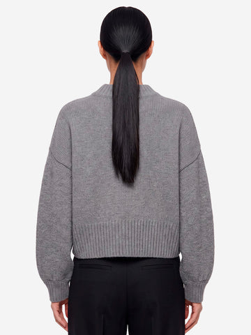 SESSUN Maglione Spero in lana grigio Grigio