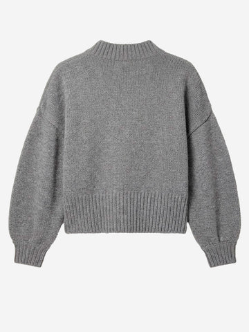 SESSUN Maglione Spero in lana grigio Grigio