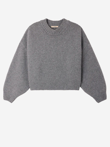 SESSUN Maglione Spero in lana grigio Grigio