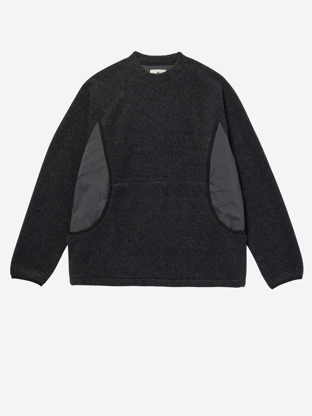 SNOW PEAK Pullover Calamai in pile di lana antracite grigio Urbanstaroma