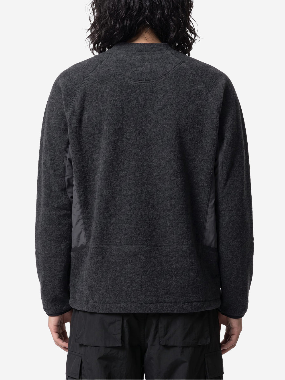 SNOW PEAK Pullover Calamai in pile di lana antracite grigio Urbanstaroma