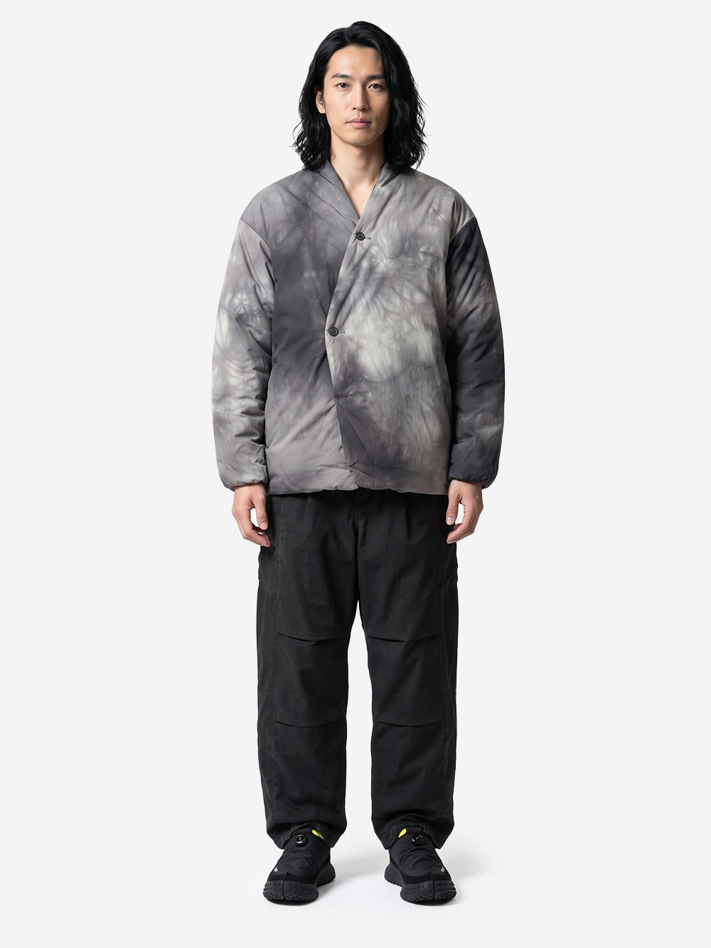 SNOW PEAK Piumino Shibori Dyeing grigio Grigio Urbanstaroma