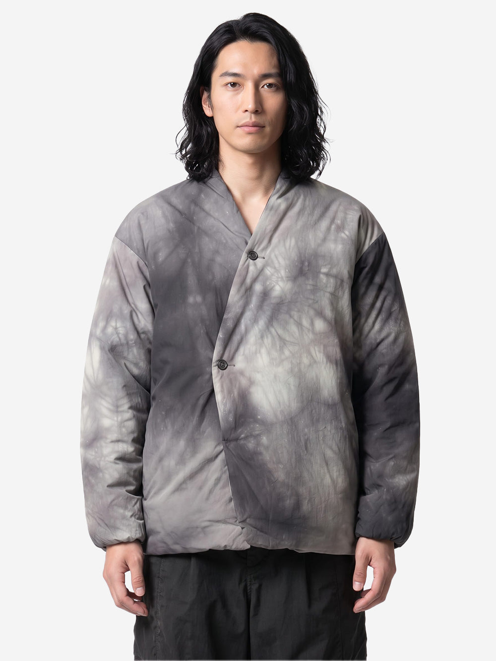 SNOW PEAK Piumino Shibori Dyeing grigio Grigio Urbanstaroma