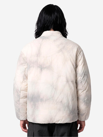 SNOW PEAK Piumino Shibori Dyeing bianco avorio