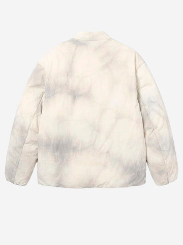 SNOW PEAK Piumino Shibori Dyeing bianco avorio