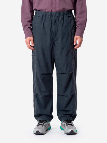 SNOW PEAK Pantaloni Pigment Washed navy Blu scuro