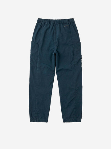 SNOW PEAK Pantaloni Pigment Washed navy Blu scuro