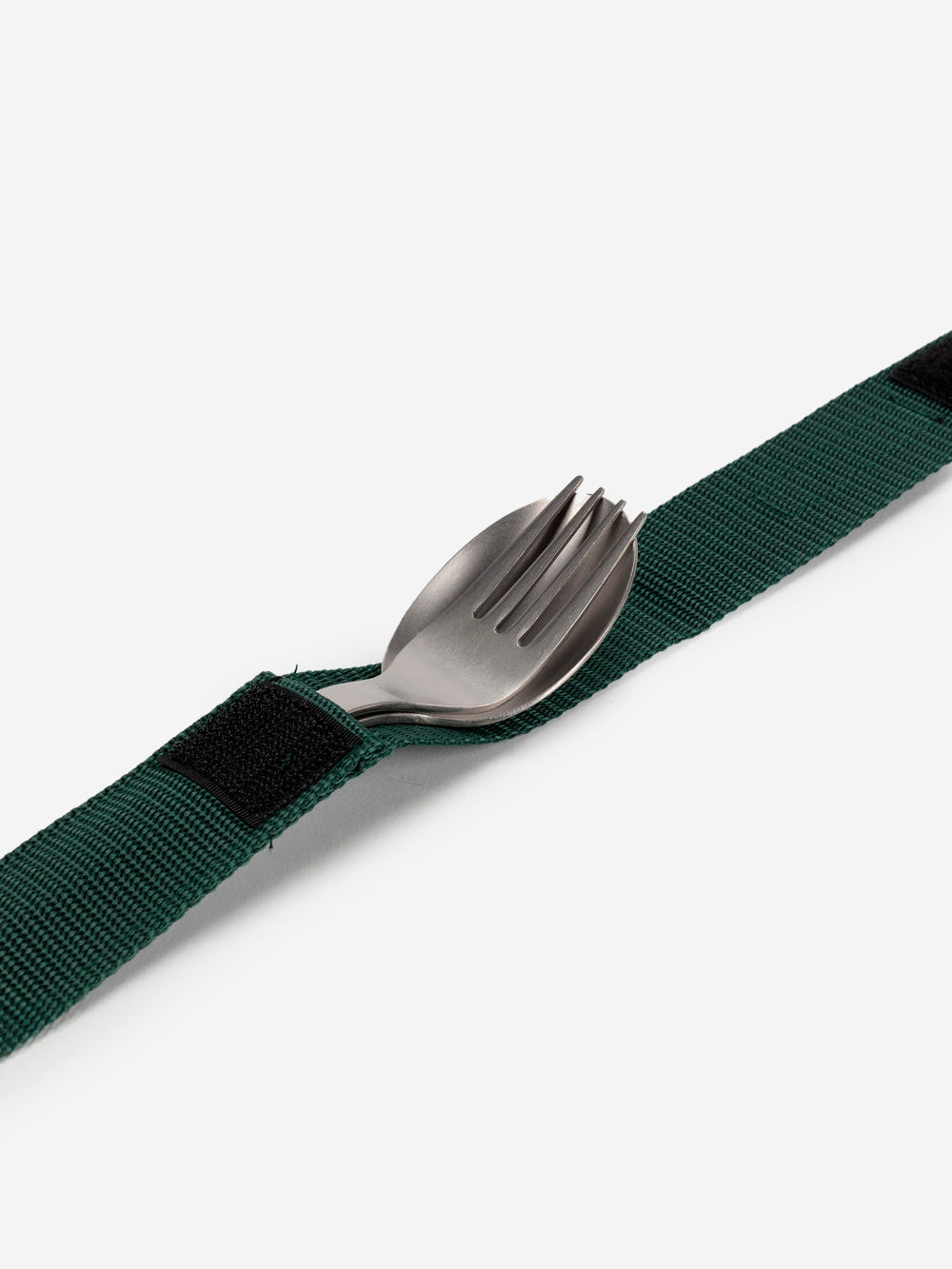 SNOW PEAK Set con cucchiaio e forchetta in alluminio grigio Urbanstaroma