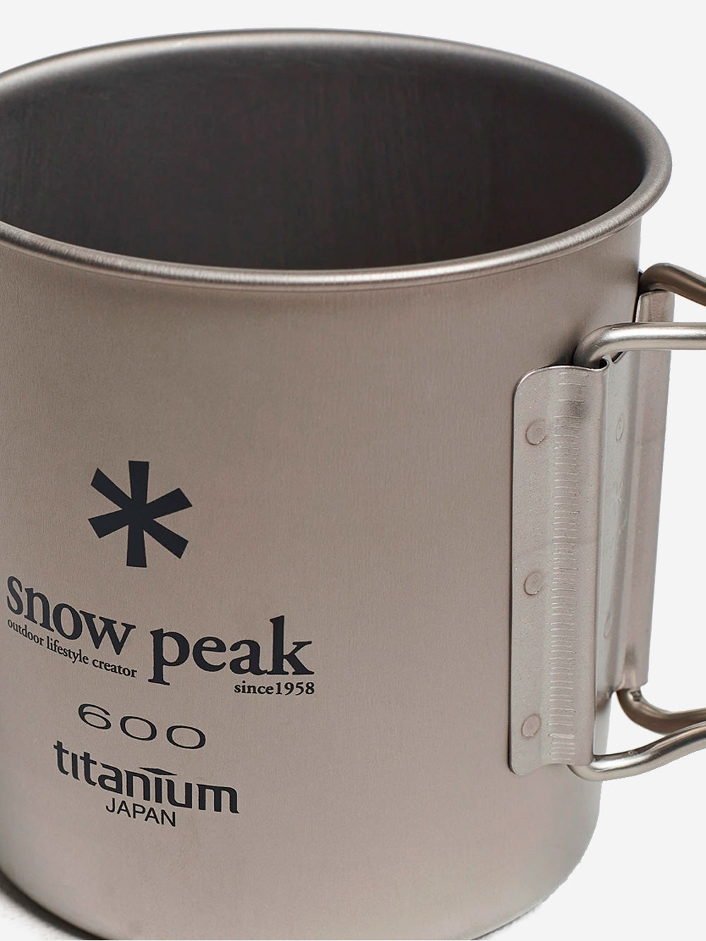 SNOW PEAK Ti-Single Wall Cup argento (600 ml) argento Urbanstaroma