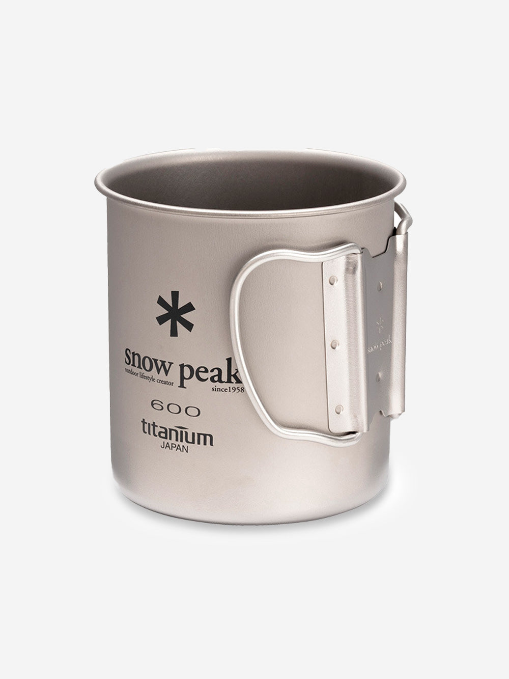 SNOW PEAK Ti-Single Wall Cup argento (600 ml) argento Urbanstaroma