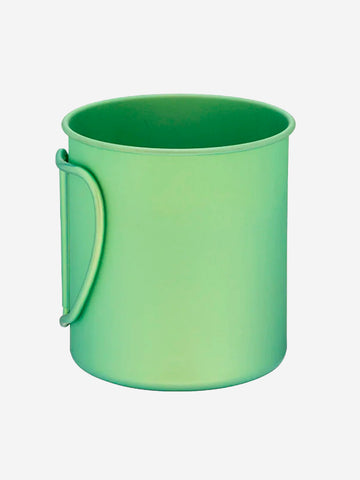 SNOW PEAK Tazza in titanio verde ultraleggera 'single wall' (450 ml) Vede