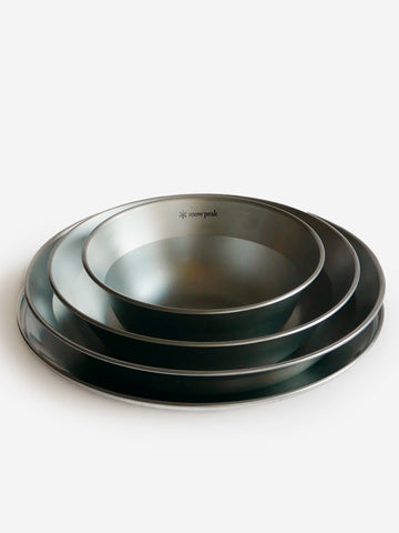 SNOW PEAK Tableware Set in acciaio inossidabile (5p) grigio
