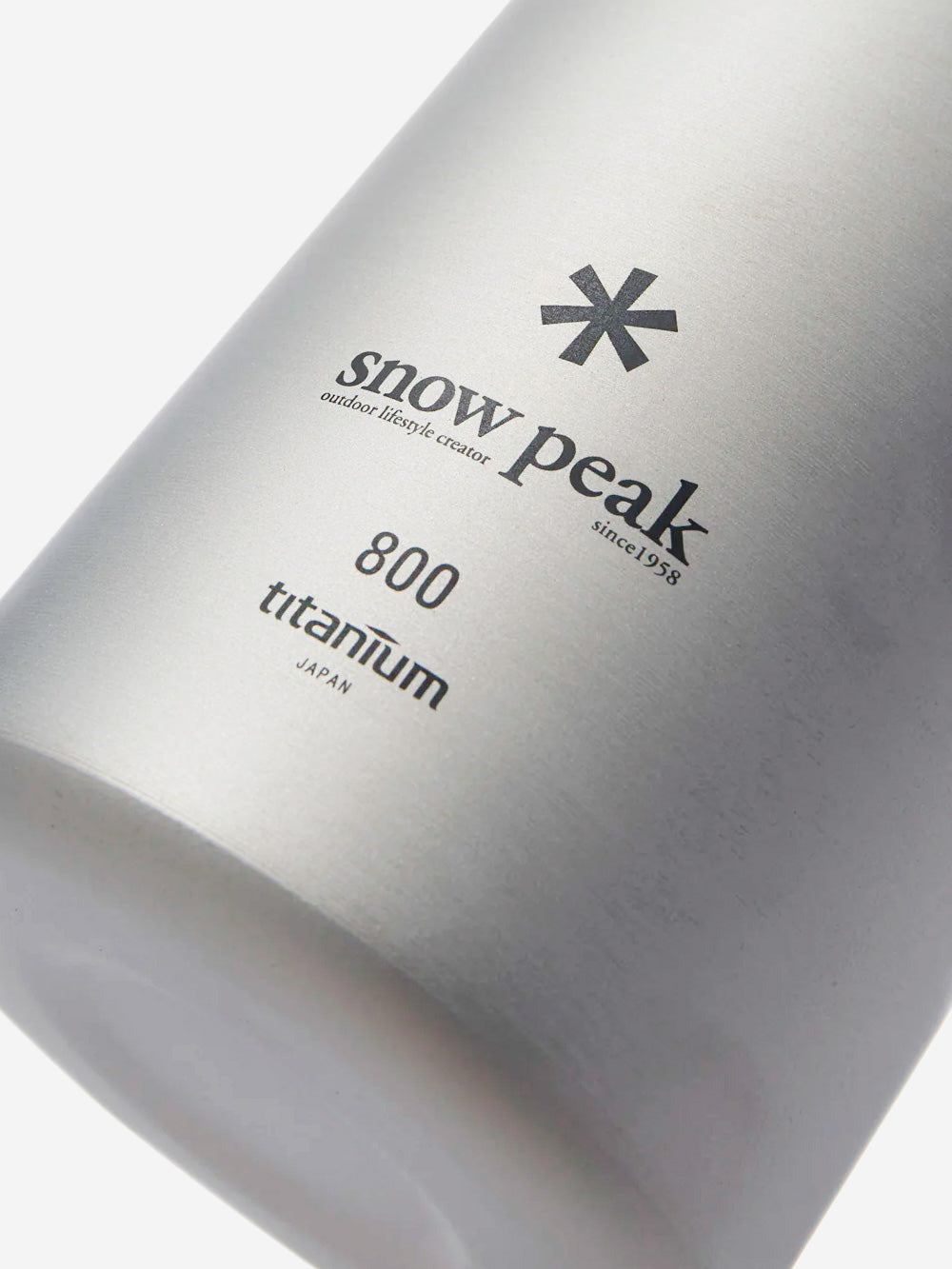 SNOW PEAK Borraccia in titanio argento Anodized Aurora (800 ml) argento Urbanstaroma